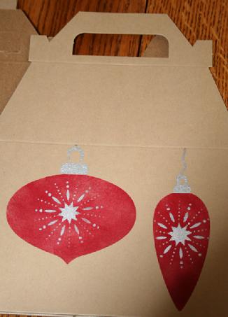 Christmas Box decorated